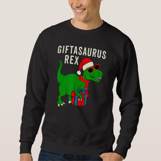 Niedlich T Rex Christmas Dinosaurier Meme Asaurus  Sweatshirt (Vorderseite)