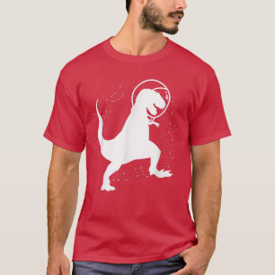 Niedlich T Rex Dinosaur Weltraumamtgenossin Männer T-Shirt