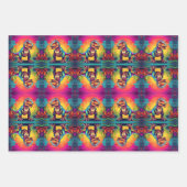 Niedlich T Rex Dinosaurier Geschenkpapier Set (Vorderseite 2)