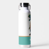 Niedlich T-Rex Happy Tyrannosaurus Rex Dinosaur Trinkflasche (Vorne)