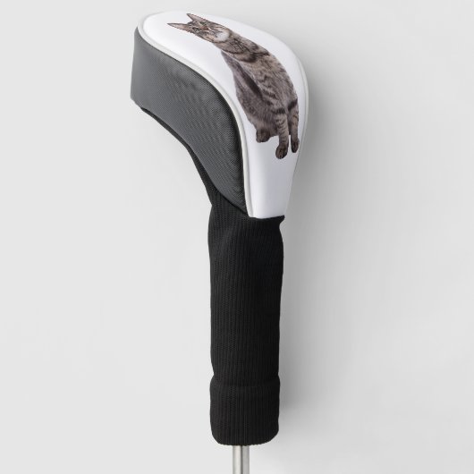 Niedlich Tabby Cat Golf Headcover (angewinkelt)