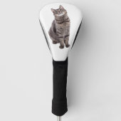 Niedlich Tabby Cat Golf Headcover (Vorderseite)