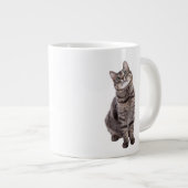Niedlich Tabby Cat Jumbo-Tasse (Vorderseite Rechts)