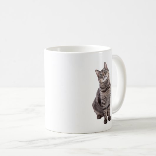 Niedlich Tabby Cat Kaffeetasse (VorderseiteRechts)