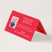 Niedlich Tabby Cat Merry Catsmus Weihnachtskarte S (Rückseite)