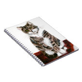 Niedlich Tabby Cat Notizblock (Rechte Seite)