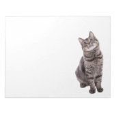 Niedlich Tabby Cat Notizblock (Vorderseite)
