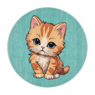 Niedlich Tabby Cat Schneidebrett