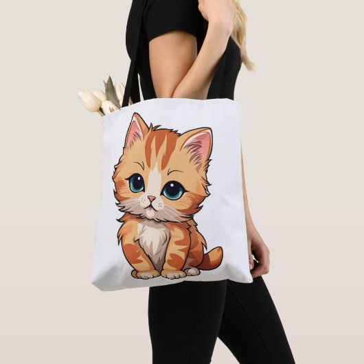 Niedlich Tabby Cat Tasche (Von Nahem)