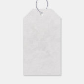 Niedlich Tabby Kitten sieht überraschend aus Geschenkanhänger (Rückseite)