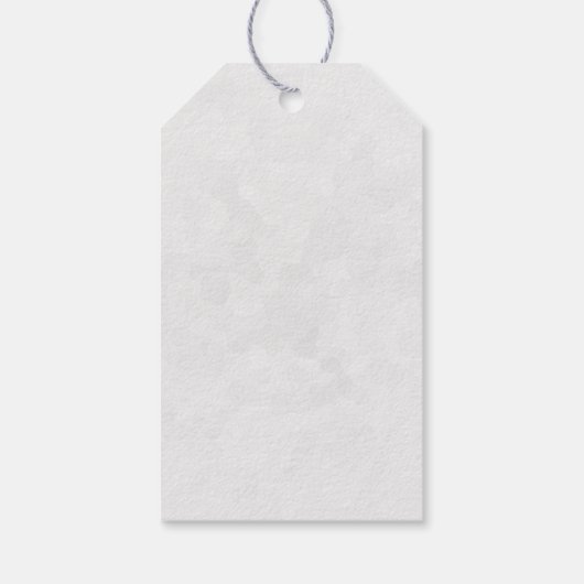 Niedlich Tabby Kitten sieht überraschend aus Geschenkanhänger (Rückseite)