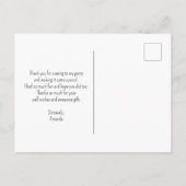 Niedlich Tabby Kitten sieht überraschend aus Postkarte (Rückseite)