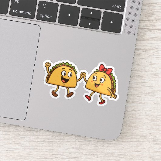 Niedlich Tacos Aufkleber (Detail)