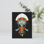Niedlich taiwanesisch Zombie Postkarte (Stehend Vorderseite)