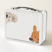 Niedlich Talking Koala und Kangaroo ID457 Metall Lunch Box (Rückseite)