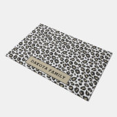 Niedlich Tan Leopard Drucktür Fußmatte (Schrägansicht)