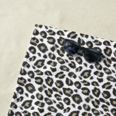 Niedlich Tan Leopard Print Beach Handtuch (Beispiel)