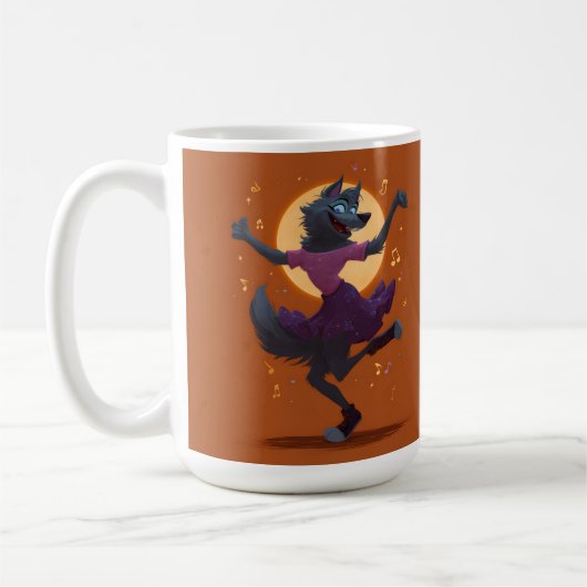 Niedlich Tancing Werewolf Kaffeetasse (Links)