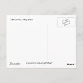 Niedlich Tanzbären Postkarte (Rückseite)