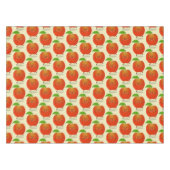 Niedlich tanzende Apfel-Cartoon-Abbildung Tischdecke (Vorderseite (Horizontal))