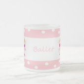 Niedlich tanzende Ballerinas Mattglastasse (Mittel)