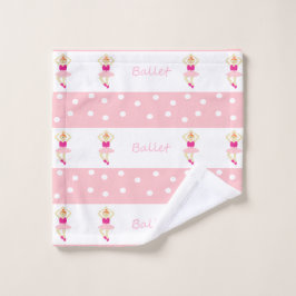 Niedlich tanzende Ballerinas Waschlappen