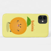 Niedlich tanzende Orangenzitrusfrüchte Case-Mate iPhone Hülle (Rückseite (Horizontal))
