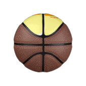 Niedlich tanzende Orangenzitrusfrüchte Mini Basketball (Rechts)