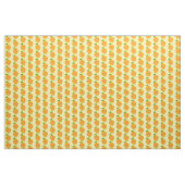 Niedlich tanzende Orangenzitrusfrüchte Stoff (Yard (91,4 cm))