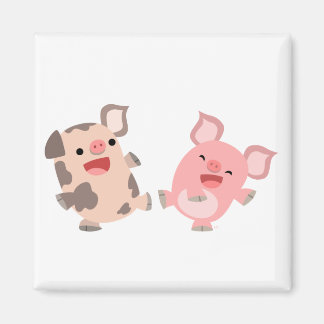 Niedlich Tanzender Cartoon Pigment Magnet