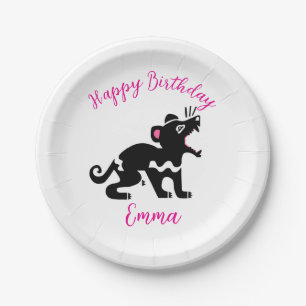 Niedlich Tasmanian DEVIl - Wildtier - Party- Pappteller
