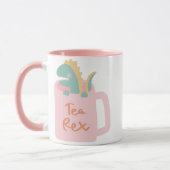 Niedlich Tea-Rex Dinosaur Tasse (Links)
