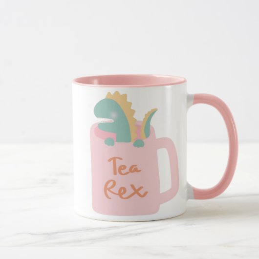 Niedlich Tea-Rex Dinosaur Tasse (Rechts)