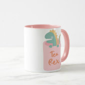 Niedlich Tea-Rex Dinosaur Tasse (VorderseiteRechts)