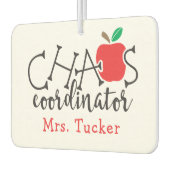 Niedlich Teacher Apple Chaos Koordinator Autolufterfrischer (Links)