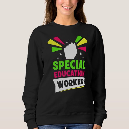 Niedlich Teacher Awareness Sp. für Bildung Sweatshirt (Vorderseite)