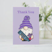 Niedlich Teacher danke Ihnen gnome füge Stimmung (Stehend Vorderseite)