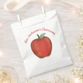 Niedlich Teacher Klasse Red Apple Whimsical Geschenktütchen (Ausgeschnitten)