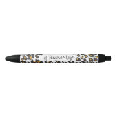 Niedlich Teacher Leopard Print Pen Kugelschreiber (Vorderseite)