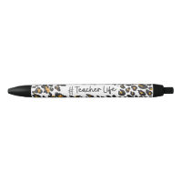 Niedlich Teacher Leopard Print Pen