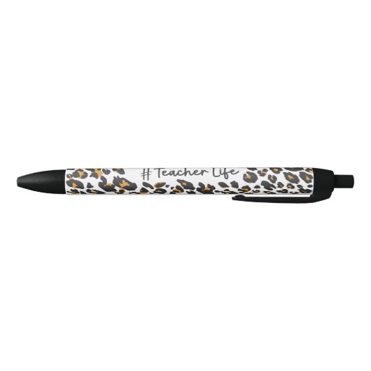 Niedlich Teacher Leopard Print Pen Kugelschreiber (Unterseite)