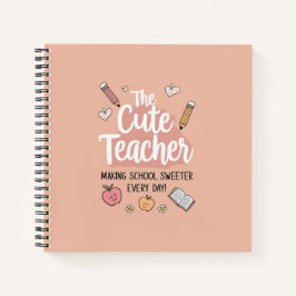 Niedlich Teacher Spiral Notebook Notizblock