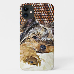 Niedlich Teacup Yorkie Yorkshire Terrier Digital A Case-Mate iPhone Hülle