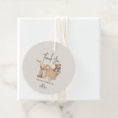 Niedlich Teddy Bär, Bunny Baby Dusche Danke Geschenkanhänger (Beispiel)