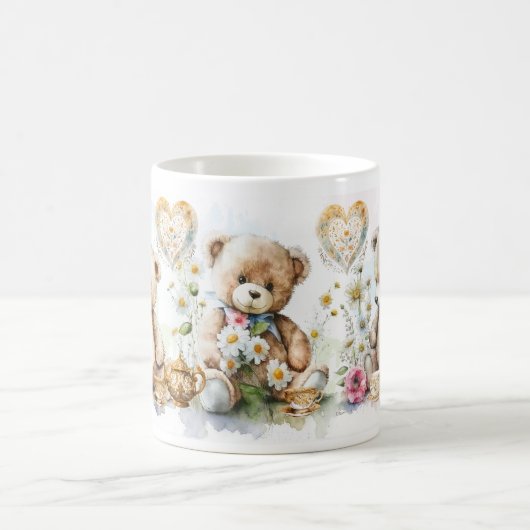 Niedlich Teddy Bär Tee Party Tasse (Mittel)