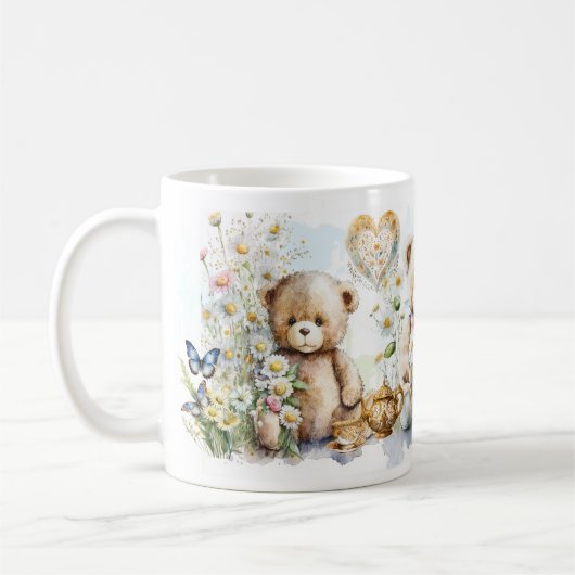 Niedlich Teddy Bär Tee Party Tasse (Links)
