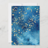 Niedlich Teddy Bear Baby Boy Dusche Dankeskarte (Rückseite)