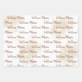 Niedlich Teddy Bear Baby Dusche Wasserfarbe Geschenkpapier Set (Vorderseite 3)