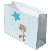 Niedlich Teddy Bear Baby Große Geschenktüte (Rückseite Schrägansicht)