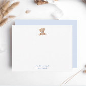 Niedlich Teddy Bear Baby Junge Danke Karte